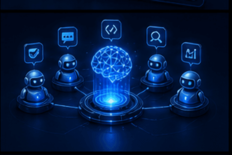Visual for Module 18: AI-Native QE Operating Model